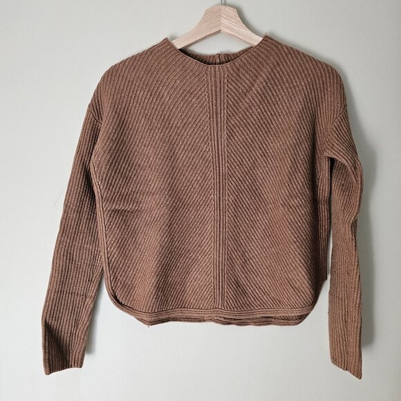 Aritzia Babaton Chalmers Sweater - 2019 - Heather Constant Camel - Sz XS - Picture 2 of 12